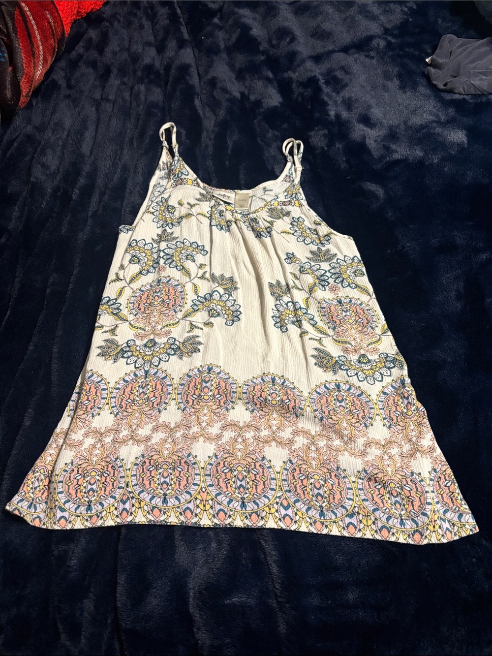 Daytrip Cream Floral Print Spaghetti Strap Camisole